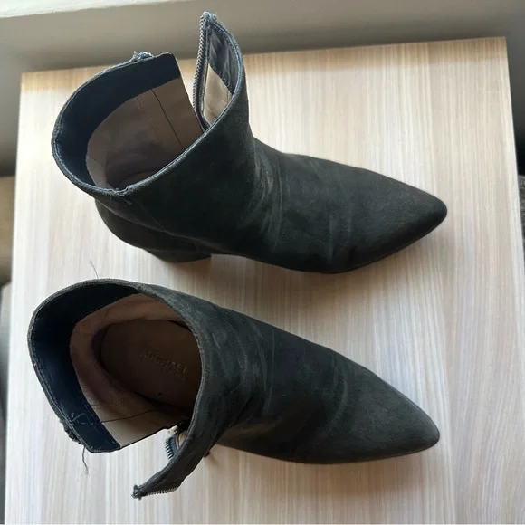 Michael Kors black suede leather boots - Picture 5 of 7